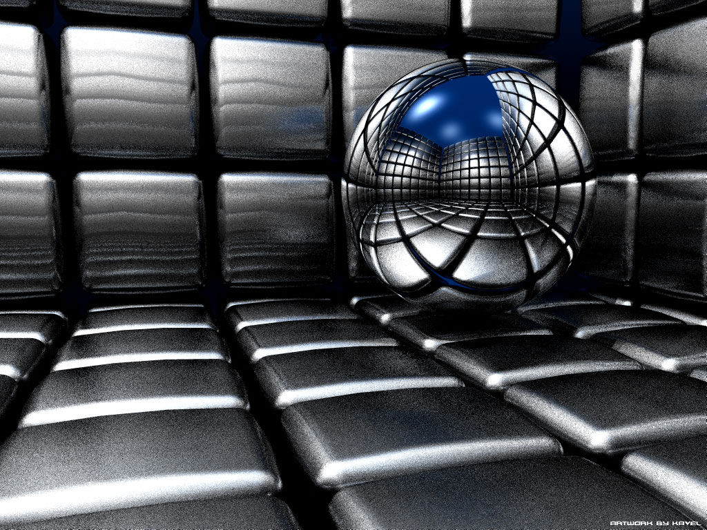 Wallpapers Digital Art Abstract Boule-Cube