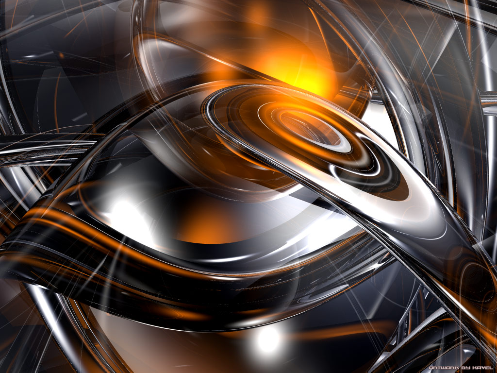 Wallpapers Digital Art Abstract Or et Argent