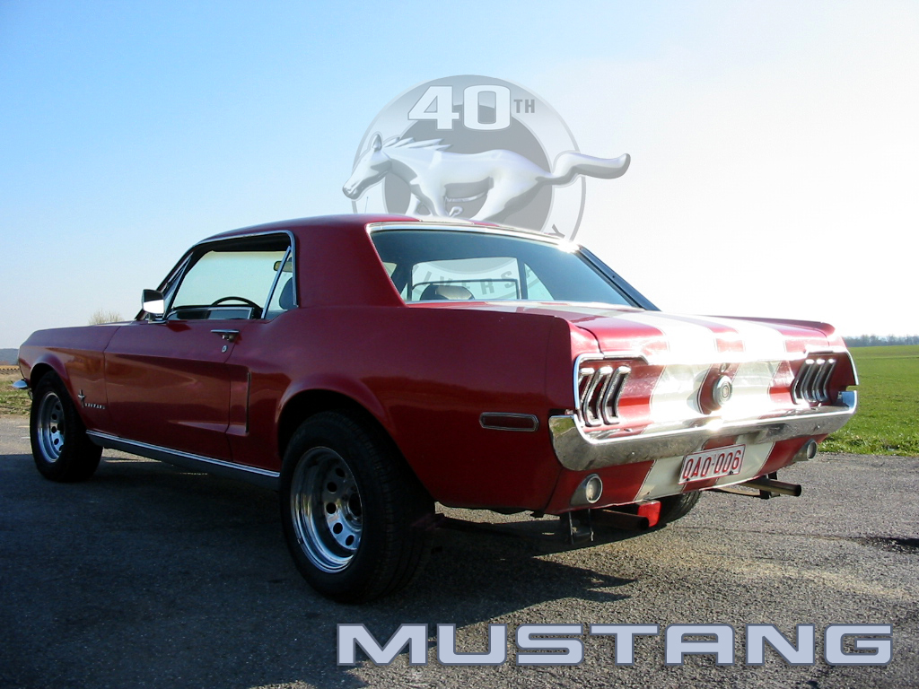 Fonds d'cran Voitures Mustang 1968