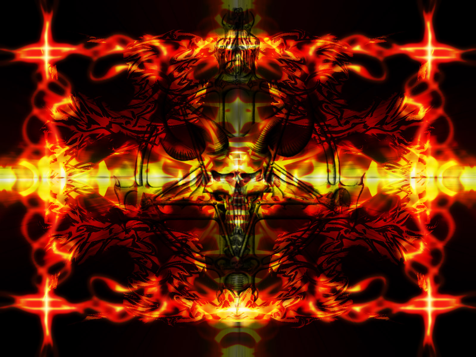 Wallpapers Digital Art Style Dark El diablo 1-0