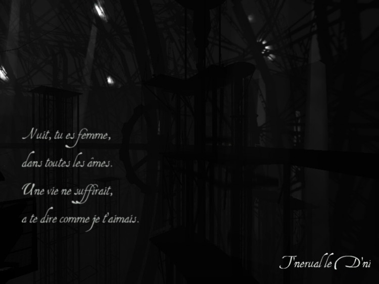 Fonds d'cran Art - Numrique Posie - Texte Nuit2