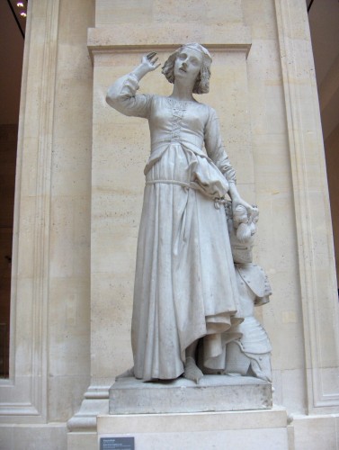 Fonds d'cran Constructions et architecture Statues - Monuments Jeanne d'Arc - Le Louvre