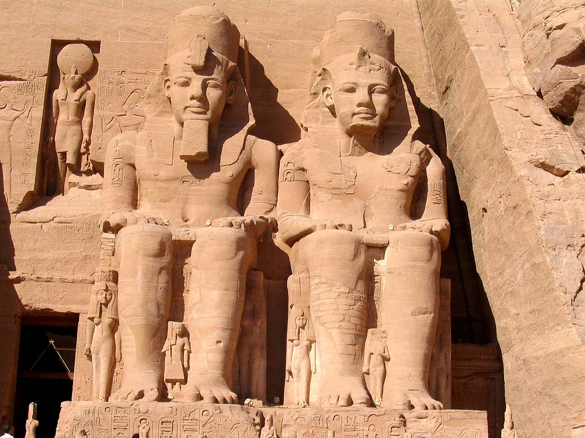 Fonds d'cran Voyages : Afrique Egypte Temple de Ramss II  Abou Simbel