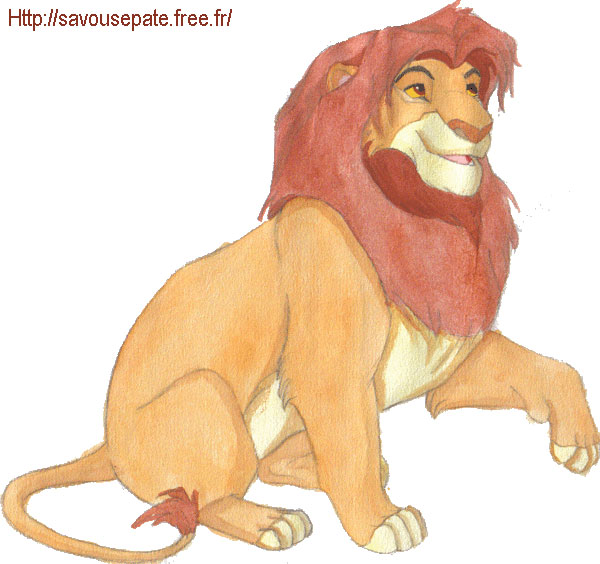 Wallpapers Art - Painting Cartoons Le roi lion -- Symba