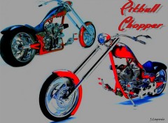 Fonds d'cran Motos Pitbull Chopper