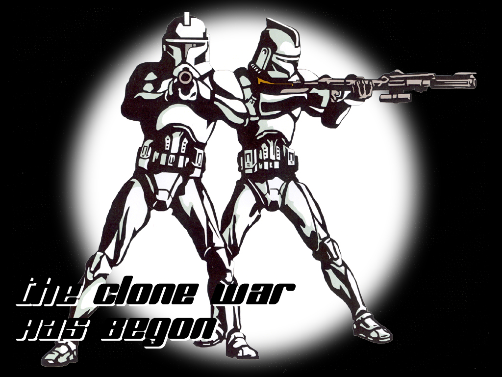 Fonds d'cran Cinma Star Wars II - L'Attaque des Clones The Clone War has begon