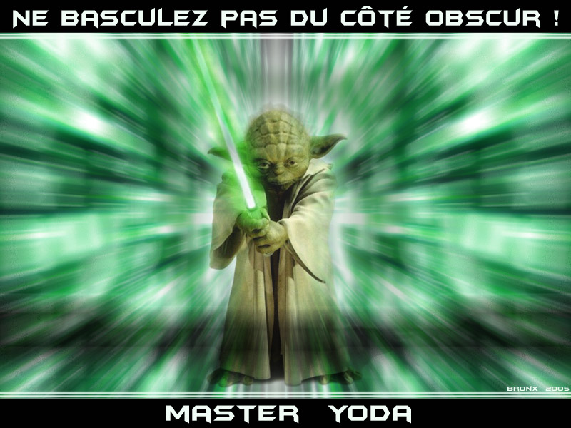 Fonds d'cran Cinma Star Wars master yoda