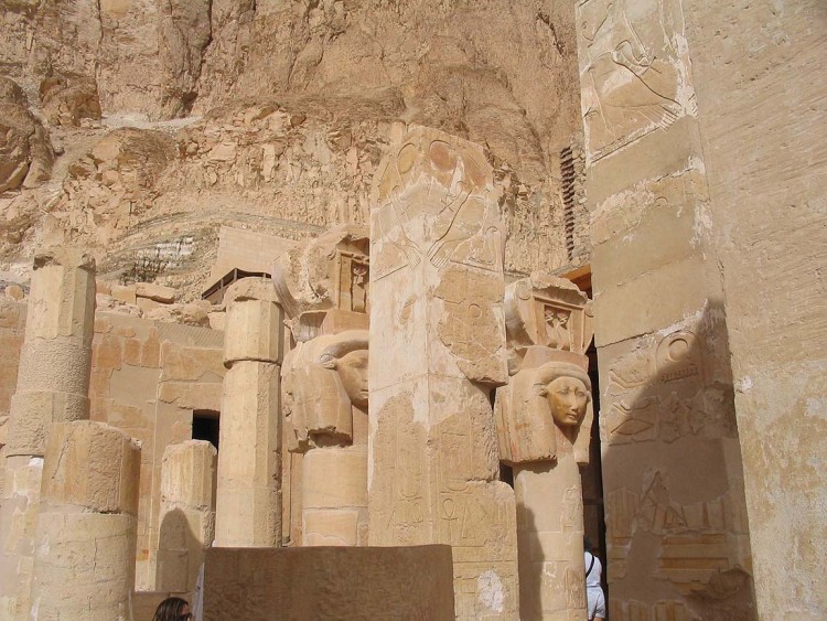 Fonds d'cran Voyages : Afrique Egypte Temple de la reine Hatchepsout