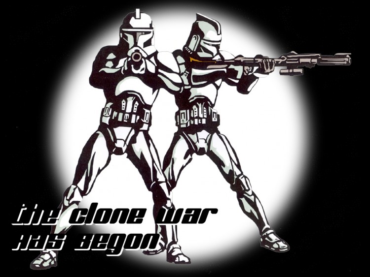 Fonds d'cran Cinma Star Wars II - L'Attaque des Clones The Clone War has begon