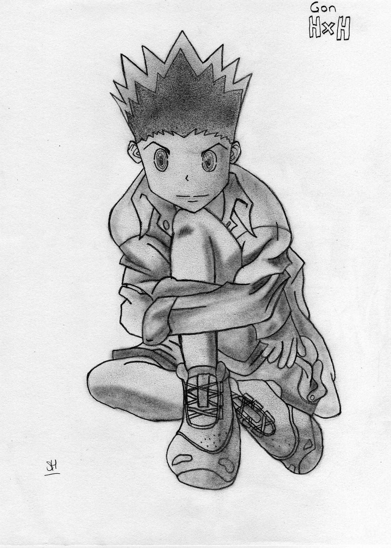 Fonds d'cran Art - Crayon Manga - Hunter X Hunter Gon (hunter x hunter)