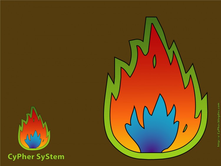 Wallpapers Digital Art Compositions 2D Flames - CyPher SyStem