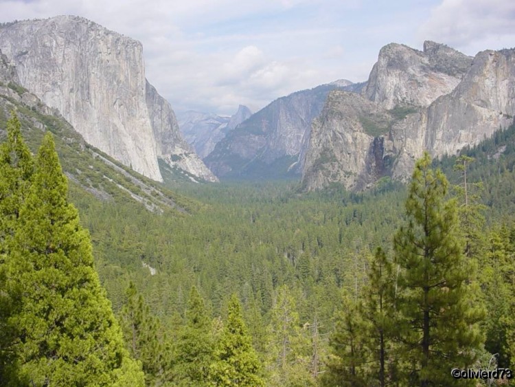 Fonds d'cran Nature Paysages La valle du Yosemite