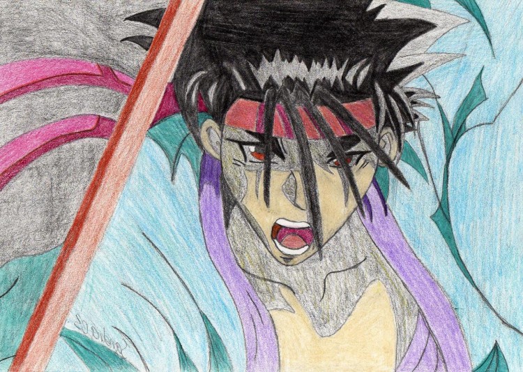 Wallpapers Art - Pencil Manga - Kenshin Kenshin