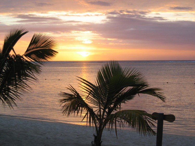 Fonds d'cran Voyages : Afrique Ile Maurice Couch de soleil  Maurice