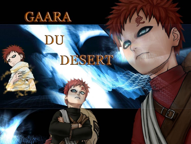 Wallpapers Manga Naruto gaara du dsert