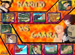 Wallpapers Manga gaara vs naruto