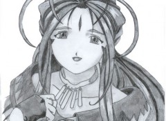 Fonds d'cran Art - Crayon Belldandy