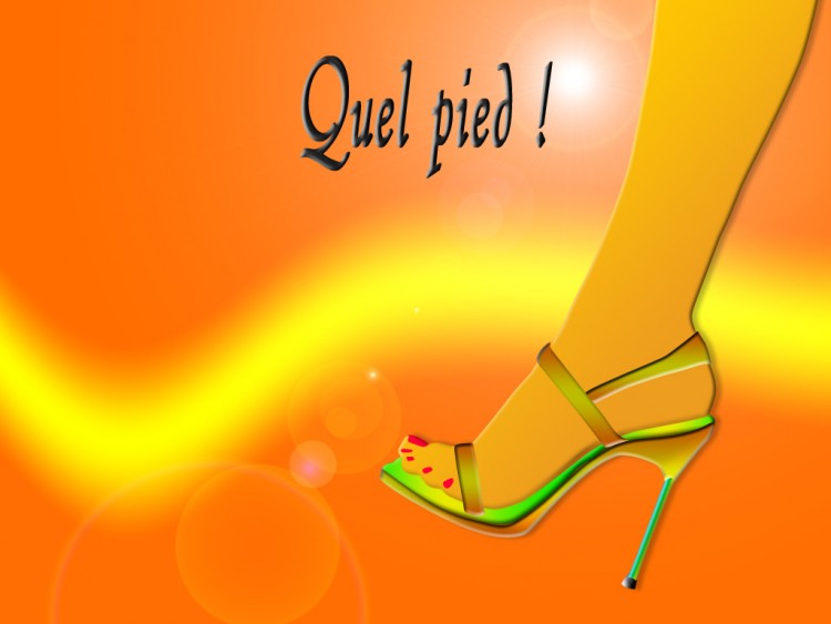 Wallpapers Digital Art Women - Femininity quel pied !