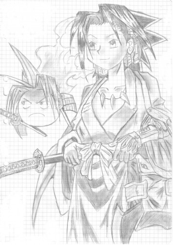 Fonds d'cran Art - Crayon Manga - Shaman King Shaman King