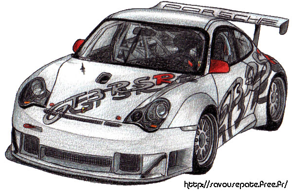 Wallpapers Art - Pencil Cars and motorbikes Porsche 911 GT3 RS-R