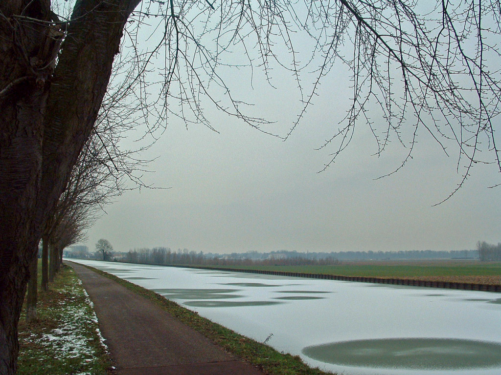 Wallpapers Trips : Europ France > Alsace Canal gel