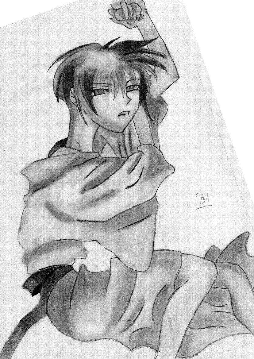 Fonds d'cran Art - Crayon Manga - Fruits Basket Akito (fruits basket)