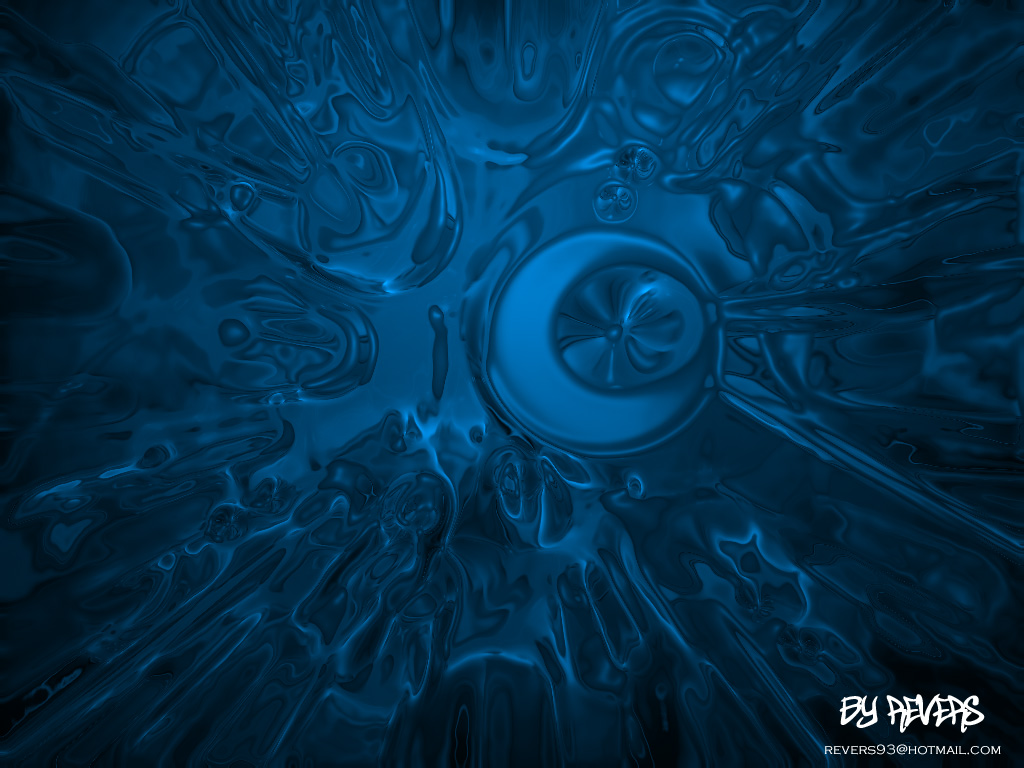 Wallpapers Digital Art Abstract Blue radial Effect-X