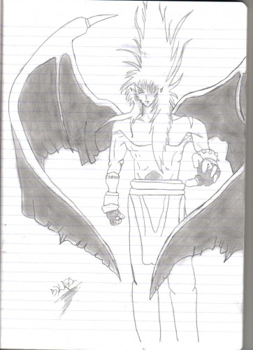 Fonds d'cran Art - Crayon Manga - Devil Devil sword le dmon