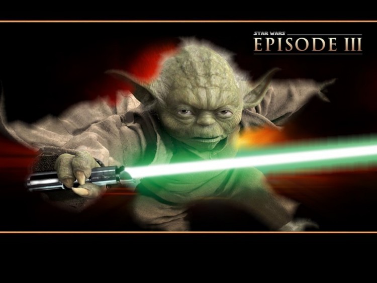 Fonds d'cran Cinma Star Wars III - La Revanche des Sith yoda