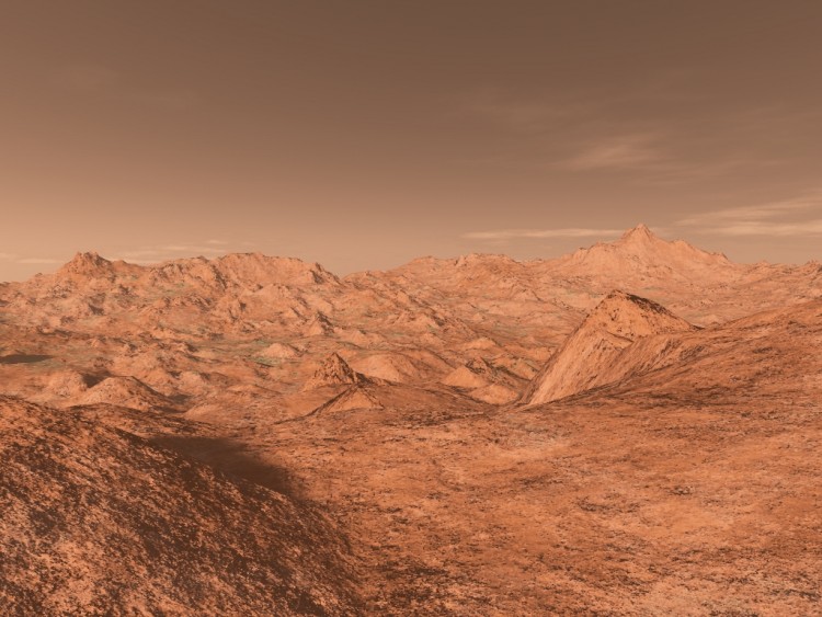 Fonds d'cran Art - Numrique 3D - Terragen paysage marsien