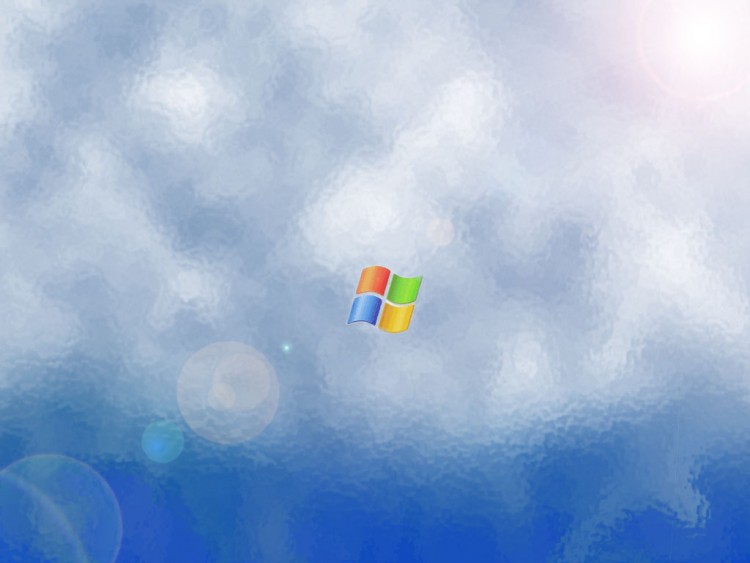 Fonds d'cran Informatique Windows XP La mer avec XP