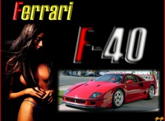 Fonds d'cran Erotic Art ferrari F40