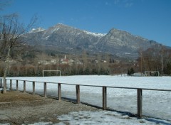 Fonds d'cran Nature le stade enneig