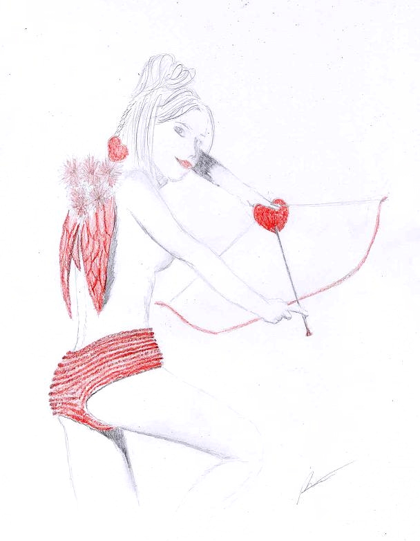 Fonds d'cran Art - Crayon Fantasy - Dieux et Desses Cupidon