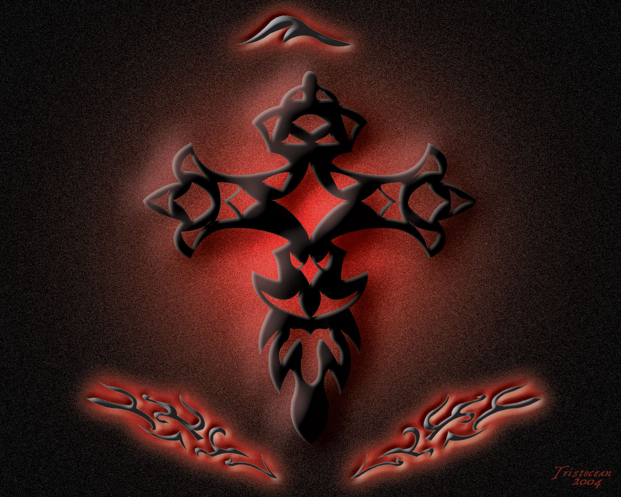 Wallpapers Digital Art Style Tribal Tribal Cross