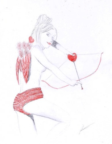 Fonds d'cran Art - Crayon Fantasy - Dieux et Desses Cupidon