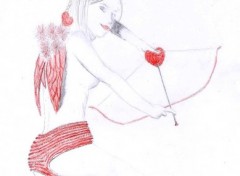 Wallpapers Art - Pencil Cupidon