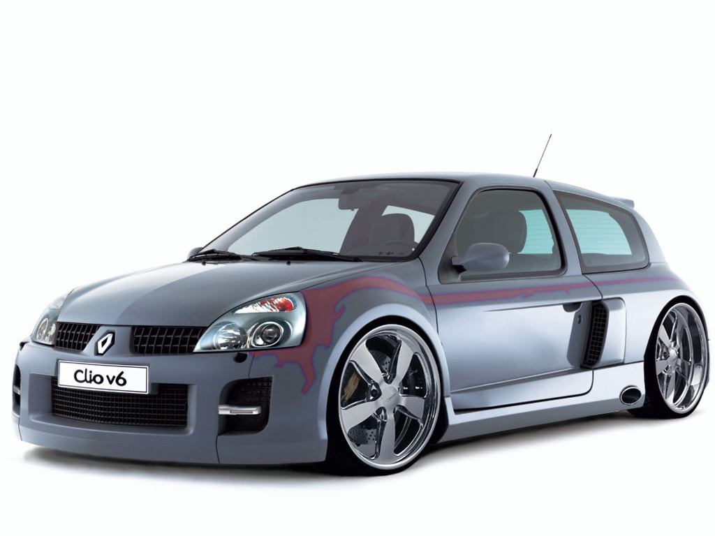 Wallpapers Cars Tuning clio v8