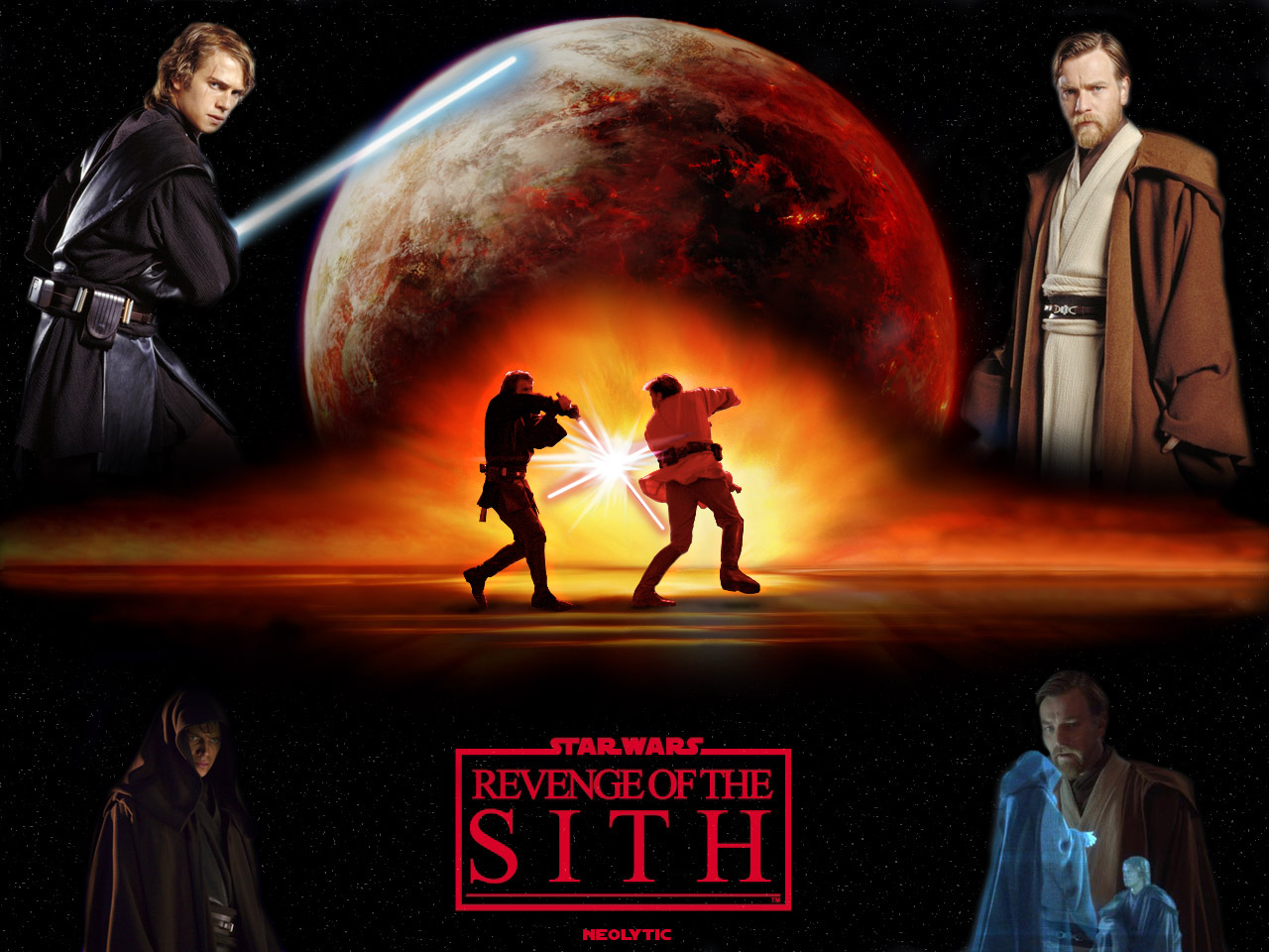 Fonds d'cran Cinma Star Wars III - La Revanche des Sith Duel of the Fates