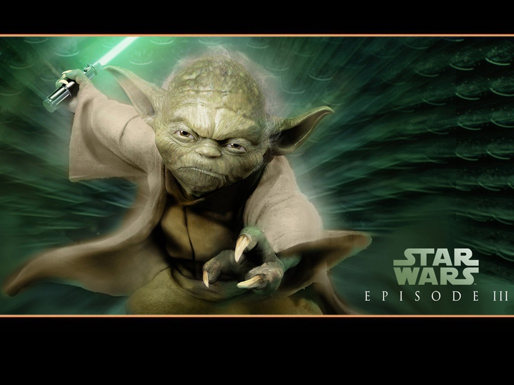 Fonds d'cran Cinma Star Wars III - La Revanche des Sith yoda au snat