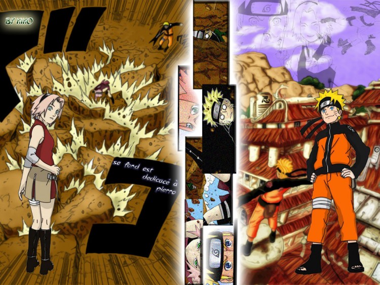 Fonds d'cran Manga Naruto naruto  sakura