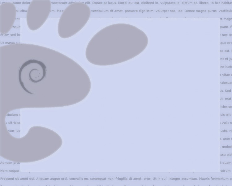 Fonds d'cran Informatique Linux Gnome-Debian