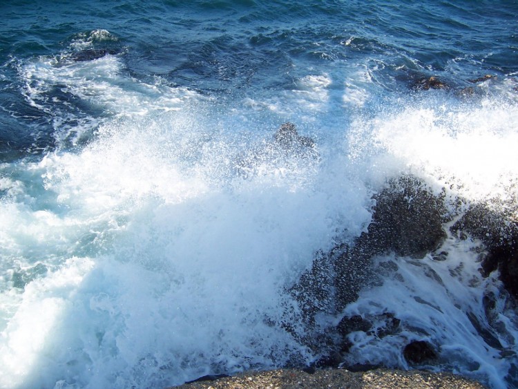 Fonds d'cran Nature Mers - Ocans - Plages Grosse vague