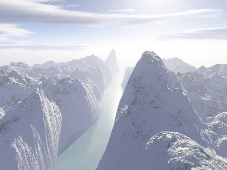 Wallpapers Digital Art 3D - Terragen montagnes