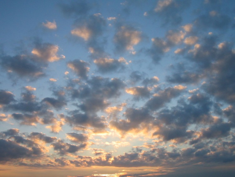 Fonds d'cran Nature Couchers et levers de Soleil Coucher de nuages