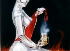 Fonds d'cran Art - Peinture Robot Reproduction de Hajime Sorayama