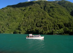 Fonds d'cran Bateaux lac osorno chili