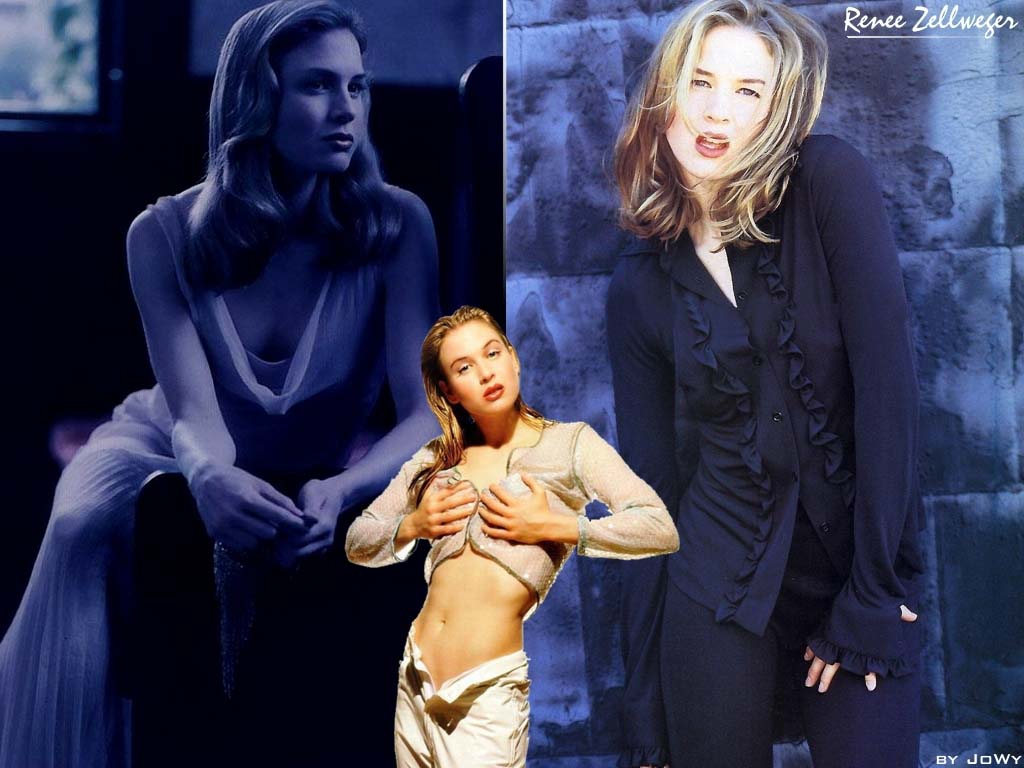 Wallpapers Celebrities Women Rene Zellweger Renee Blue2