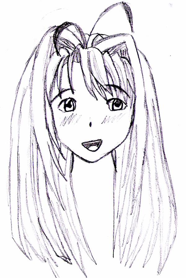 Fonds d'cran Art - Crayon Manga - Love Hina Naru (Love hina)