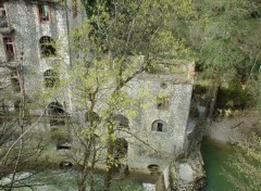 Fonds d'cran Constructions et architecture Ancienne usine sur les berges de la Valserine (a rime :o)